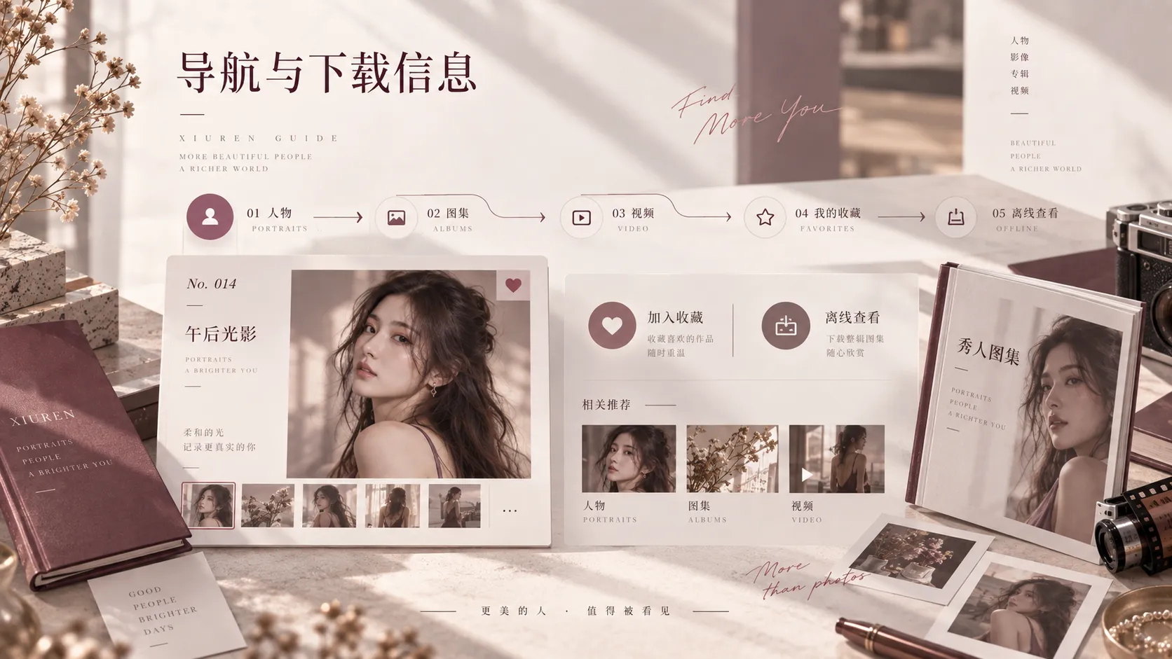 摄影作品分享与隐私保护主题示意